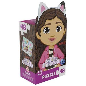 Puzzle Gabby's Dollhouse 48 Peças Embalagem Especial - Grow