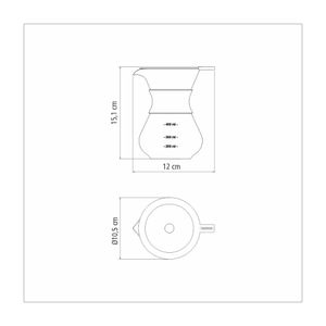 Cafeteira Tramontina com Coador de Aço Inox 0,40 L