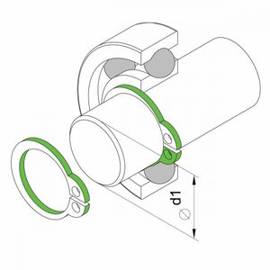 Alicate para Aneis Externo Reto 7" Tramontina PRO