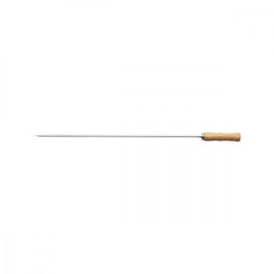 Espeto para Churrasco Tramontina com Lamina em Aço Inox e Cabo de Madeira 75 cm