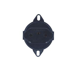Tomada 2P+T Tramontina 20 A 250 V Preta