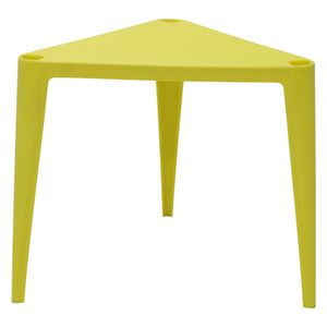 Mesa Infantil Tramontina Sofia em Polipropileno e Fibra de Vidro Amarelo