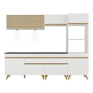 Cozinha Completa 5 Peças Com Leds Mp2037 Veneza Up