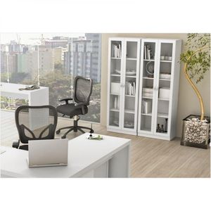 Ambiente Para Home Office 06 Peças Branco