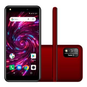 Smartphone Positivo Twist 4 S514 64GB Câmera 8MP Tela de 5.5, 3G Vermelho