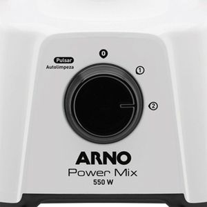 Liquidificador Arno Power Mix Lq12 550w Br Branco 220v