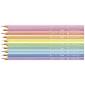 Ecolápis de Cor TONS PASTEL 10 Cores - Faber Castell