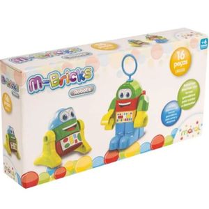 M - Bricks Robots Blocos 16  Peças Maral