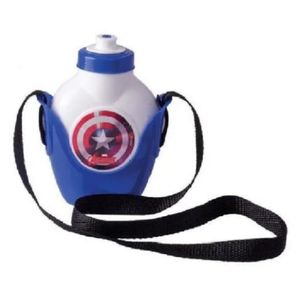 Garrafa Alça 460ml Avengers Capitão América - Plasutil