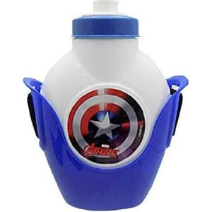 Garrafa Alça 460ml Avengers Capitão América - Plasutil