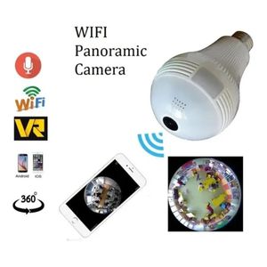 Lâmpada Câmera Ip Led Wifi Hd Panorâmica