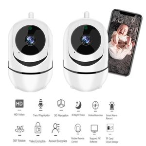 kit 2 Câmera Robo Ip Wifi Wireles Full HD 1080p Áudio Visão Noturna Grava em nuvem