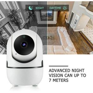 kit 2 Câmera Robo Ip Wifi Wireles Full HD 1080p Áudio Visão Noturna Grava em nuvem