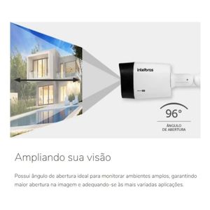 Kit 4 Camera de Seguranca Intelbras Dome vhl 1120d Dvr 4 canais multi hd