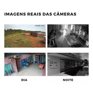 Kit Cftv 4 Câmeras Multi Hd 720p 1mp Dvr Intelbras Mhdx 1104