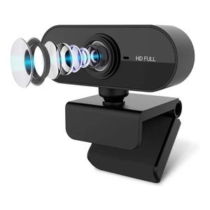 Webcam FullHD 1080P USB Com Microfone e Redução de Ruído