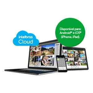 Kit 5 Câmeras Dome 1120d Dvr Intelbras 8 Canais Com Hd