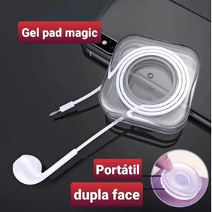 kit com 5 Gel Magic Nano Adesivo Suporte Universal Celular