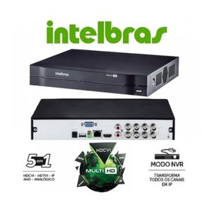 Dvr Intelbras 8ch Mhdx Cloud Hdcvi Multi Hd C/hd