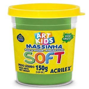 Massa de Modelar Soft Acrilex Verde 150g