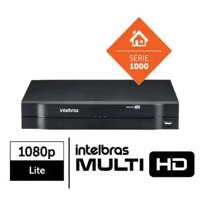 Kit 2 Camera de Seguranca Intelbras Bullet 30m vhd 1130b Externa Dvr 4 canais multi hd 1tb