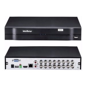 Kit 16 Camera Segurança Hd Dvr Intelbras 1116