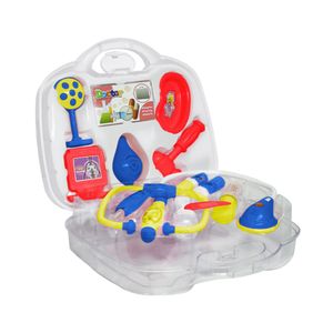 Kit Maleta Medica Doutor Com Luz e Som Azul - Dm Toys 6174