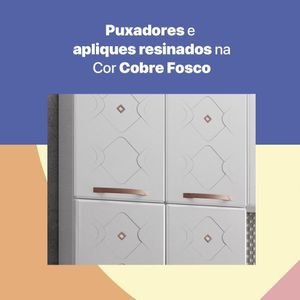 Cozinha De Aço Compacta 3 Peças Regina Glass Cr6134 Branco