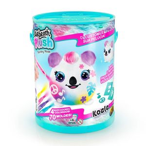 Pelúcia para Pintar Airbrush na Lata Koala- Fun Divirta-se