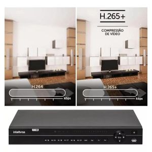 Dvr Gravador de vídeo 32 canais Intelbras MHDX 1232 + HD 2TB