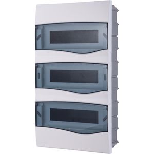 Quadro de Distribuição de Embutir 36 DIN ou 24 NEMA Tramontina com Porta Transparente