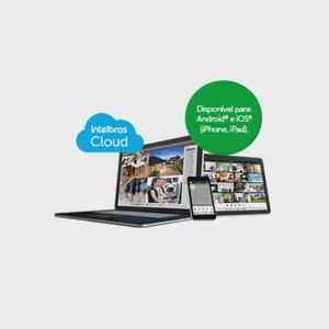 Kit dvr Intelbras 8 canais H.265 1TB 8 câmeras Full HD 20m