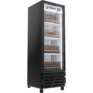 Cervejeira Imbera Vertical Porta Vidro 522 Litros Preto 127V CCV355 1022609