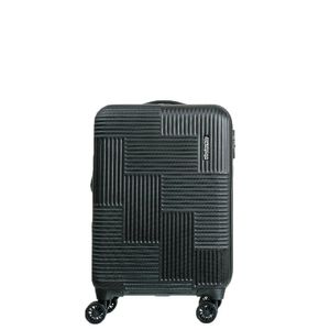 Mala De Bordo Abs Expansível American Tourister By Samsonite Cuiabá Cadeado Tsa Preto P