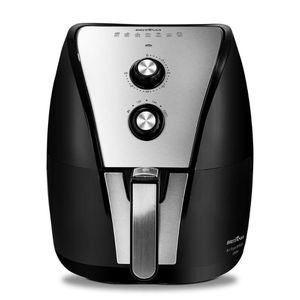 Fritadeira Air Fryer Britânia 5 Litros Antiaderente 1500W Preto/Inox BFR40PI 220V