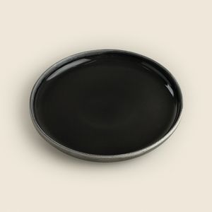 Prato para Lanche Stoneware Onix - A\CASA