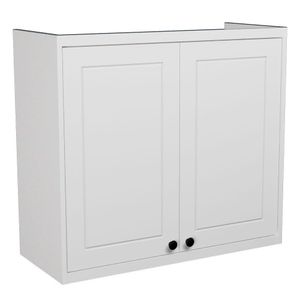 Armário Aéreo Herval Liz 2 Portas, Branco, 80 cm