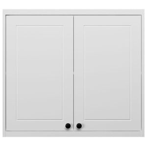 Armário Aéreo Herval Liz 2 Portas, Branco, 80 cm