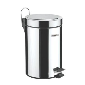 Lixeira Inox Com Pedal 3 L Acabamento Polido