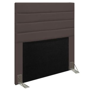 Cabeceira Cama Box Solteiro 90cm Rubi D10 Corano Marrom