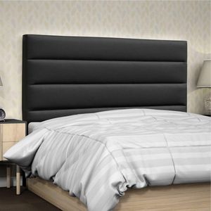 Cabeceira Quarto Casal King Greta 195cm Corano Preto