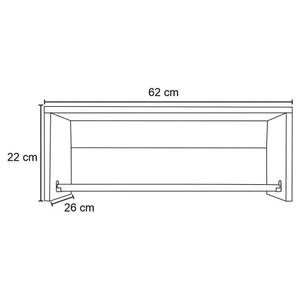 Kit 3 Nichos Cabideiros Suspensos Berlim Branco