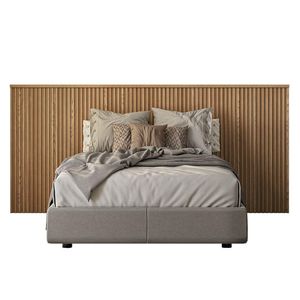 Cabeceira De Madeira Para Cama Box Casal E Queen 241cm