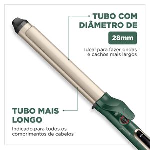 Modelador de Cachos By Juliette Mondial Verde Oliva 70W Bivolt - MC-JU-02