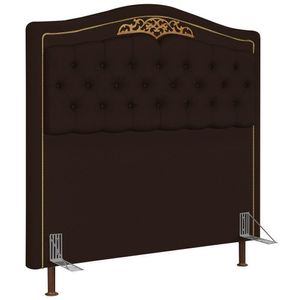 Cabeceira Cama Box Casal Queen 160cm Imperial Marrom