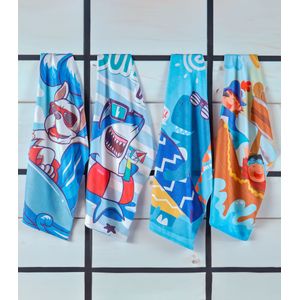 Toalha De Praia Infantil Bene Casa Azul