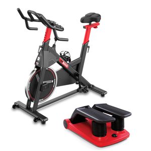 Bicicleta Ergométrica Spinning SB 2000 e Simulador de Caminhada Air Climber Genis Polishop