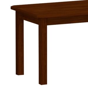 Mesa De Jantar Retangular Para 8 Lugares Madeira Maciça Safira Castanho Jm Móveis