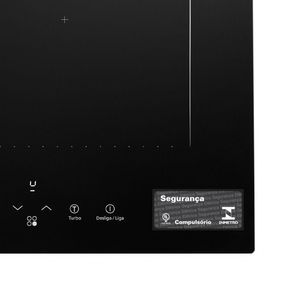 Cooktop de Indução Panasonic 4 Zonas Painel Touch Preto - KY-W648CLRPK 220V
