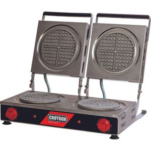 Wafleira Redonda Dupla Mwrd Croydon Máquina De Waffle Mwrd 127V